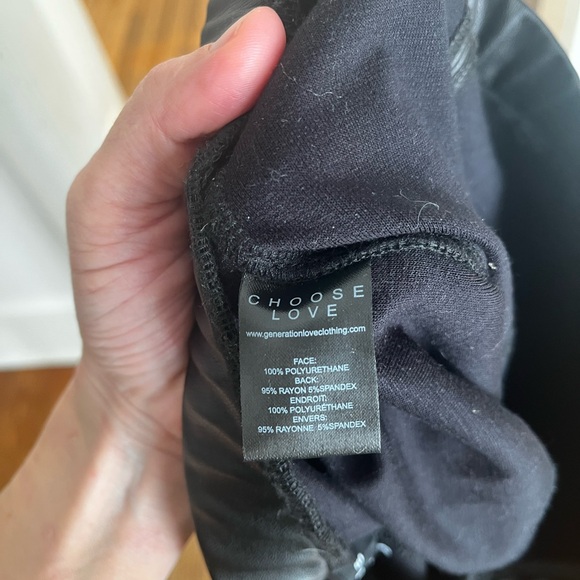 Generation Love Vegan Leather Leggings - Medium - never worn!! - Picture 4 of 6